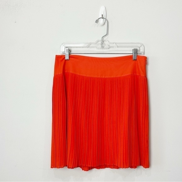 LOFT Dresses & Skirts - Loft Pleated Mini Skirt Orange